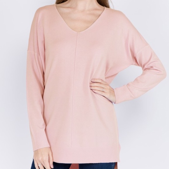 DREAMERS SWEATER  PALE BLUSH - Picture 1 of 1